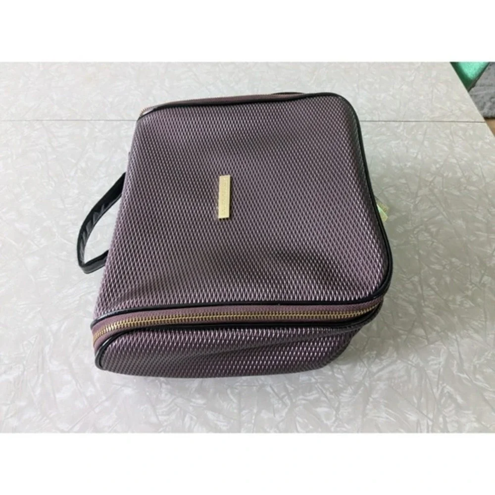 Laura Ashley Purple Travel Bathroom Tote Cosmetic Hygiene‎ Case Bag Hanging